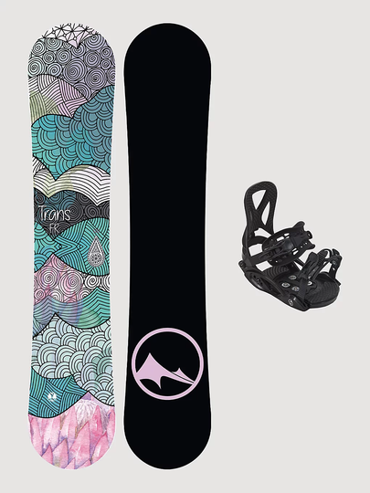 TRANS Fr 130 + Pure M Snowboard Set kuviotu
