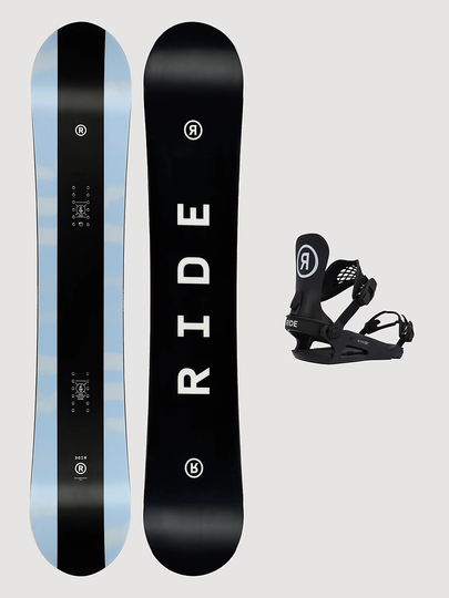 Ride Heartbreaker 147 + CL2 Blk M 2023 Snowboard Set kuviotu