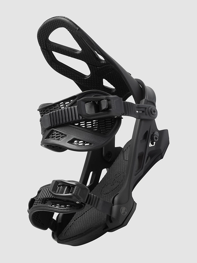 Arbor Hemlock 2023 Snowboard Bindings musta
