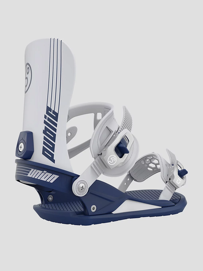 UNION Public Snowboards X Strata Snowboard Bindings sininen