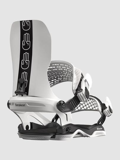 Bataleon Blaster Asymwrap 2023 Snowboard Bindings valkoinen