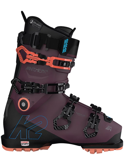 K2 Anthem 115 LV Gripwalk 2023 Ski Boots violet