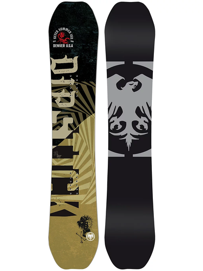 Never Summer Dipstick 153 Snowboard kuviotu