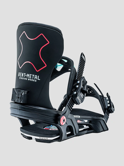Bent Metal Stylist 2023 Snowboard Bindings musta
