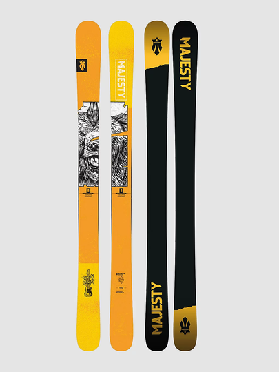Majesty Dirty Bear XL 105mm 186 2023 Skis keltainen