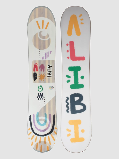 Alibi Snowboards Recess 151 2023 Snowboard kuviotu