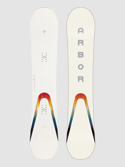 Arbor Poparazzi Rocker 150 2023 Snowboard valkoinen