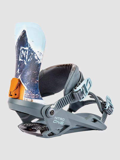 Nitro One 2023 Snowboard Bindings sininen
