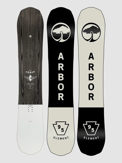 Arbor Element Camber 159 2023 Snowboard harmaa
