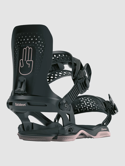 Bataleon Donna 2023 Snowboard Bindings musta