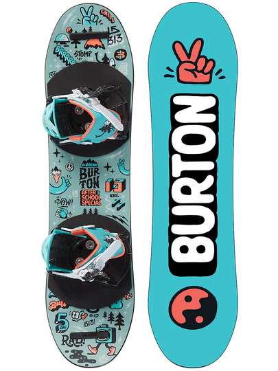 Burton After School Special 100 2023 Snowboard Set kuviotu