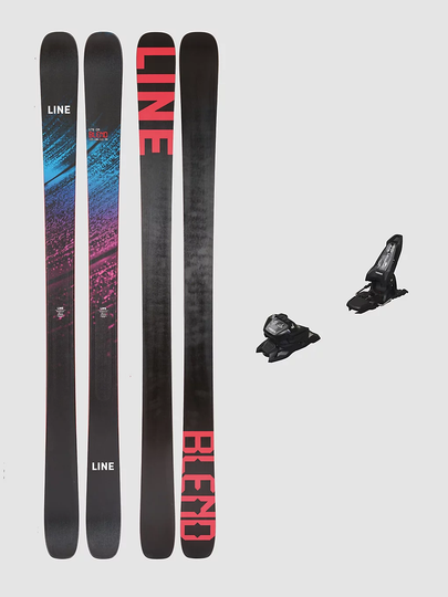 Line Blend 100mm 171 + Griffon 13 ID 2023 Ski Set musta