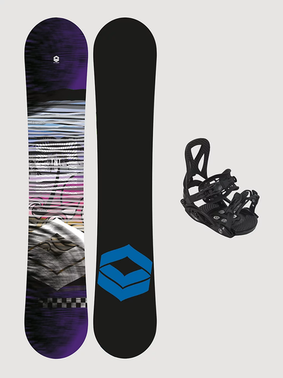 FTWO Tnt Rookie 110 + Eco Pure S Snowboard Set kuviotu
