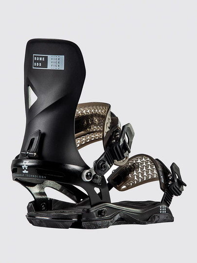 Rome Vice 2023 Snowboard Bindings musta