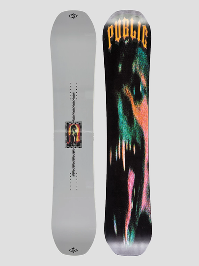 Public Bilodeau Dispute 153 Hybrid Camber 2023 Snowboard kuviotu