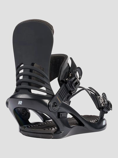 K2 Cassette 2023 Snowboard Bindings musta