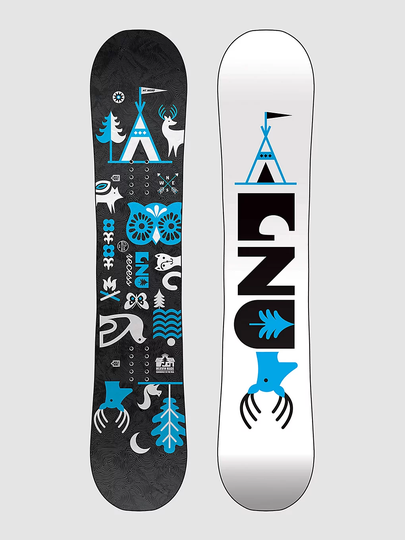 Gnu Recess 110 2023 Snowboard musta