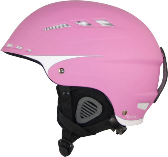 Republic R200 Laskettelukypärä, White/Pink 51-53