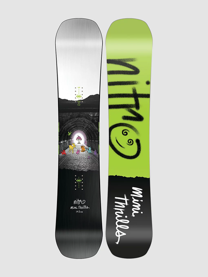 Nitro Mini Thrills 138 2023 Snowboard harmaa