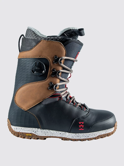 Rome Libertine Hybrid BOA 2023 Snowboard Boots ruskea