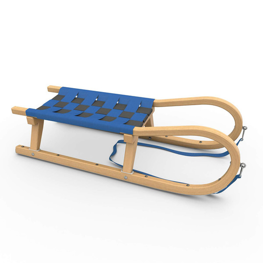 Kathrein Family Sledge Two-seater - Blue/grey - OneSize - Partioaitta
