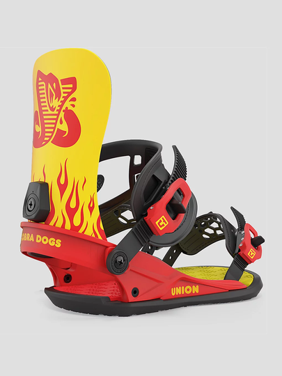 UNION Cobra Dogs X Strata Snowboard Bindings kuviotu