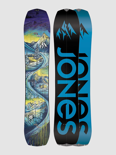 Jones Snowboards Solution 137 2023 Splitboard sininen